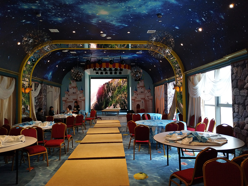 安徽安庆旅馆全彩LED显示屏项目